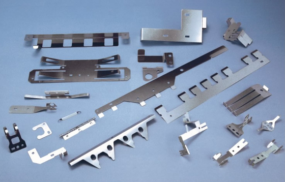 Automotive Crimp Terminals Precision Stamping Parts With Brass / Copper Material